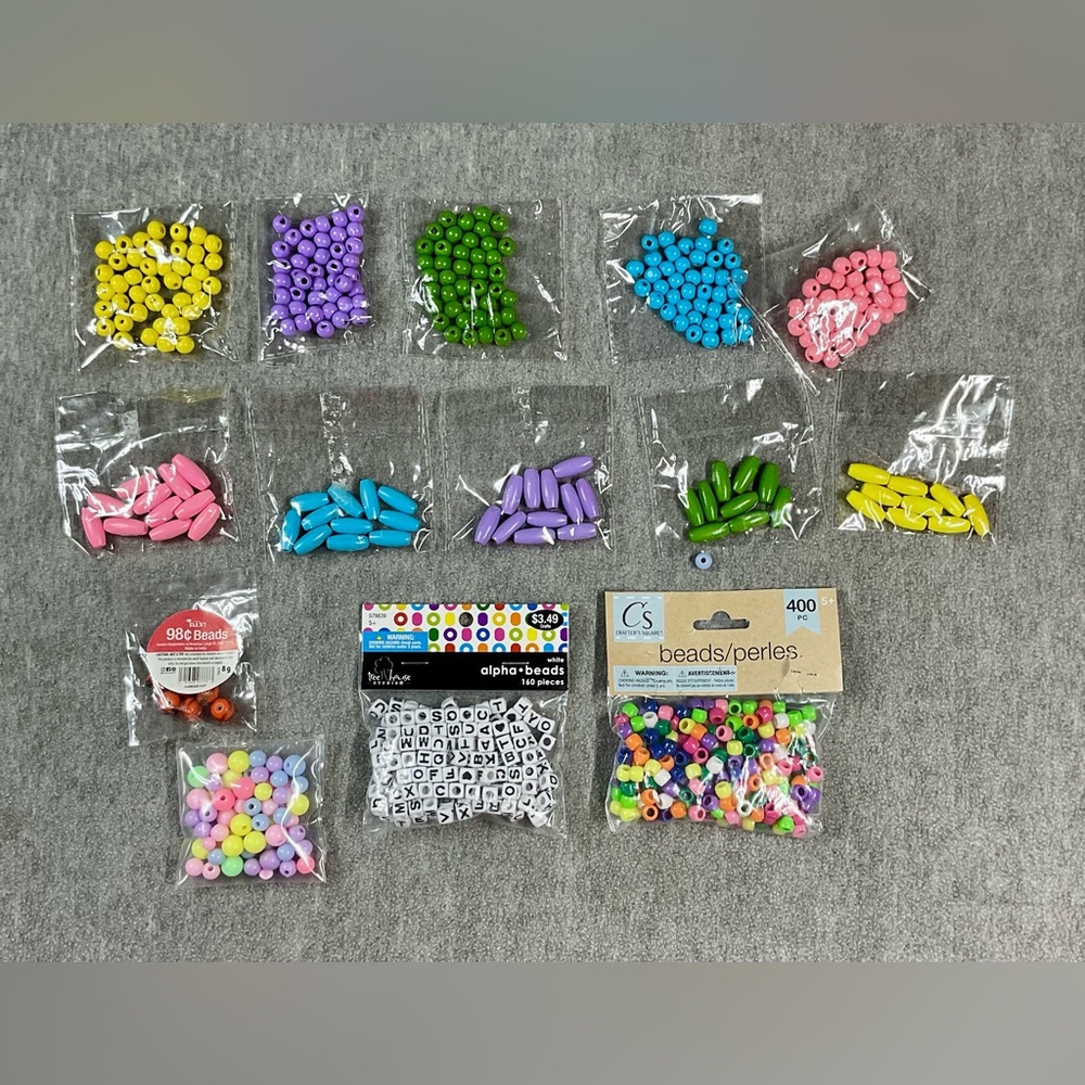 Assorted Beads Collection for Crafting